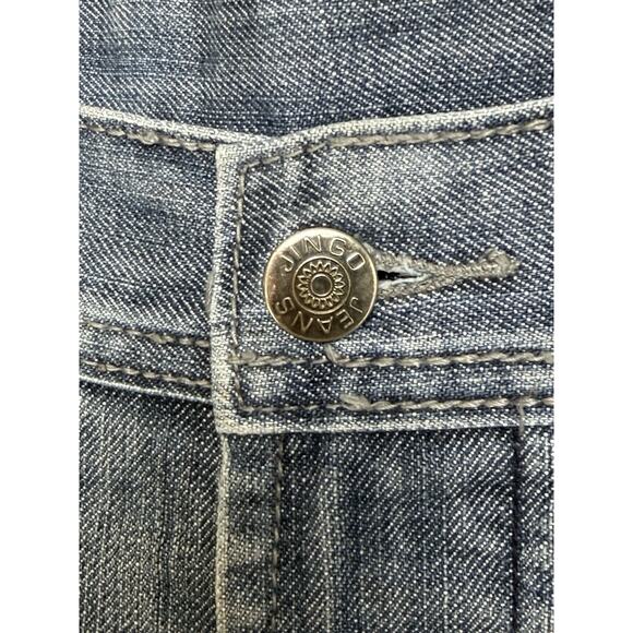 Vintage Jingo Jeans Men’s Size 36x30 Straight Leg Distressed - Picture 6 of 13